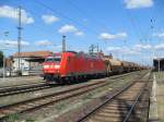 Am 28.05.2012 kam 185 069 mit einem Harnstoffzug durch Stendal.