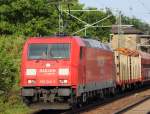 185 244-1 DB Schenker Rail in Hochstadt/ Marktzeuln am 12.06.2012.