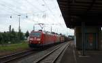 185 083-3 fuhr am 05.08.2012 mit einem Gterzug durch Lhne(Westfalen).