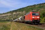 Die 185 007 am 18.08.2012 in Thngersheim.