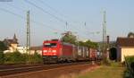 185 341-5 mit einem Containerzug bei Geisenheim 1.8.12