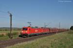 185 217 + 185 XXX mit Erzzug am 27.04.2012 bei Buttenheim