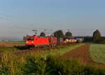 185 365 mit einem KLV am 20.09.2012 unterwegs bei Plattling.