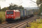 185 060-1 DB bei Staffelstein am 02.10.2012.