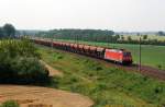 185 402 (green cargo) mit Gterzug in Zschortau (26.07.2012)