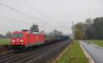 185 288-8 DB Schenker Rail bei Staffelstein am 01.11.2012.