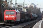 185 168-2 in Bonn-Beuel 12.1.2013