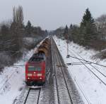 Nun darf auch beim heutigen Ausflug an die Bahnstrecke der  Suppenzug  nicht fehlen.