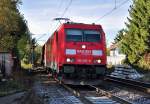 185 297-9 mit gem. Gterzug durch Bonn-Beuel - 31.10.2012