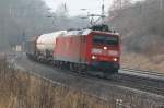 185 135-1 mit Gz bei Fulda am 09.03.2013 
