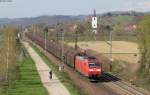 185 158-3 mit einem RedBull Zug bei Denzlingen 17.4.13