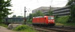 185 178-1 DB rangiert in Aachen-West bei Wolken am 9.6.2013