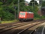 185 213-6 ist am 30.07.13 solo durch hh-harburg gefahren