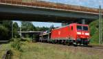 185 163-3 hat einen Autozug mit lauter Minis am Haken -01.08.13-.