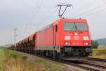 185 203-7 DB Schenker Rail bei Lichtenfels am 27.08.2013.