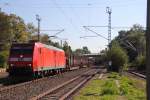 185 157-5 DB Schenker Rail in Hochstadt/ Marktzeuln am 01.10.2013.