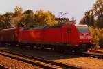 185 084-1 DB Schenker Rail in Hochstadt/ Marktzeuln am 01.10.2013.