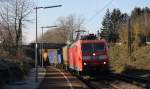 185 085-7 mit dem KT 43772 (Milano Simstan-Ludwigshafen BASF Ubf) in Schallstadt 27.11.13