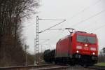 185 372-0 DB Schenker bei Redwitz am 13.12.2013