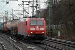 185 041-1 fuhr am 16.01.14 durch hh-harburg