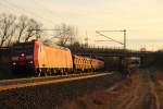 185 199-7 DB Schenker bei Redwitz am 28.02.2014.