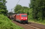 185 216-9 mit einem EZ am 17.07.2013 in Ahlten