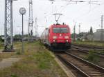 Am 11.05.2014 kam 185 238 mit einem DB Schenkerzug aus Richtung Wittenberge nach Stendal und fuhr weiter in Richtung Magdeburg.Netten Gruss zurück an den Tf.