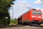 185 073-7 DB Schenker bei Redwitz am 01.07.2014.