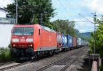 185 080-9 Güterzug durch Bonn-Beuel - 26.06.2014