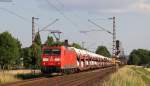 185 068-4 mit einem Autozug bei Thüngersheim 18.6.14