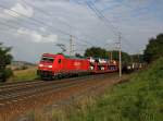 Die 185 289 mit einem Güterzug am 03.10.2014 unterwegs bei Haiding.