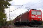 185 185-6 DB Schenker bei Redwitz am 20.10.2014.