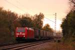 185 075-9 DB Schenker in Michelau am 23.10.2014.