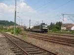 Bahnhof Asperg: Der Mittwochszug mit Quarzsand nach Neuburg-Grnau