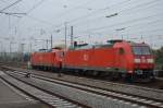 BR 185 067-6 und BR 185 ??? im Heilbronner Bahnhof am 2014:10:29, 08:37:37 Uhr