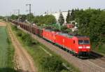 185 053 mit CIL 48607 (Limburg [Lahn]–Domodossola) am 10.05.2011 in Auggen