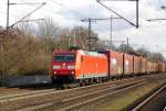 Am 14.01.2015 kam die 185 171-6 von der DB Schenker aus Richtung Magdeburg nach Niederndodeleben und fuhr weiter in Richtung Braunschweig .