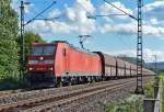 185 001-5 Güterzug durch Bonn-Beuel - 14.10.2014