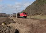 185 278-9 zu sehen am 28.02.15 bei Remschütz.