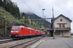 Vergängliches am Gotthard: Der Bahnhof Wassen ist seit Jahren nicht mehr besetzt, den Regionalverkehr haben Busse vor vielen Jahren übernommen.