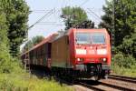 185 025-4 auf der Hamm-Osterfelder Strecke in Recklinghausen 30.6.2015