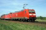 185 081 + 185 105 + 155 072  Waghäusel  19.04.07