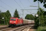 185 303 mit EK 56600 (Plattling–Nrnberg Rbf) am 22.05.2014 in Beratzhausen