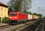185 341 mit KT 40664 (Cerkezky–Giengen [Brenz]) am 22.05.2014 in Mausheim