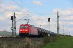 185 282-1 DB Schenker bei Staffelstein am 21.09.2015.