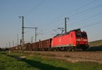 185 134 mit EZ 45021 (Mannheim–Chiasso) am 18.04.2015 in Schliengen