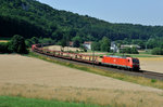 185 016-3 mit einem leeren Autozug bei Breitenfurt Richtung Ingolstadt, 