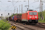 185 371-2 durchfährt Recklinghausen-Ost 10.5.2016