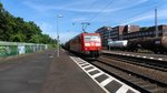 Die DB Schenker (Cargo) 185190-6 mit einem Güterzug aus Köln Richtung Koblenz und Weiter durch Königswinter in Richtung Koblenz.

10.07.2016
Königswinter