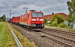 185 067-6 zieht am 13.10.16 bei Himmelstadt einen gemischten Güterzug in Richtung Gemünden/M.